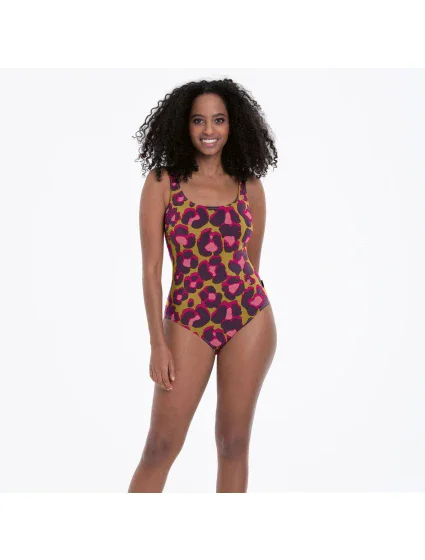 Dámske jednodielne plavky Clara M3 7806 khaki so vzorom - Anita Dámske jednodielne plavky Clara M3 7806 khaki so vzorom - Anita