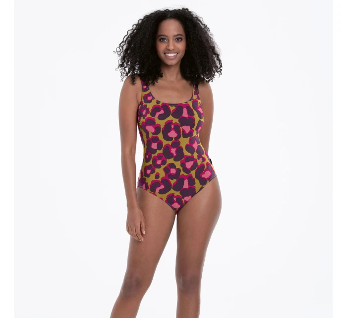 Dámske jednodielne plavky Clara M3 7806 khaki so vzorom - Anita Dámske jednodielne plavky Clara M3 7806 khaki so vzorom - Anita