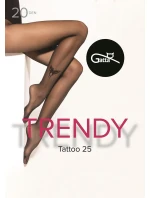 Pančuchy Gatta Trendy Tattoo wz.25 20 den 2-4 Pančuchy Gatta Trendy Tattoo wz.25 20 den 2-4