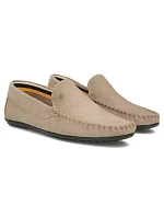 Pánske kožené mokasíny béžovéFilippo MP923