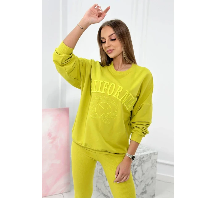 model 18753683 bavlněná souprava pistácie - K-Fashion