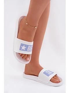 Dámské pantofle Big Star TT274A002 Bílomodré