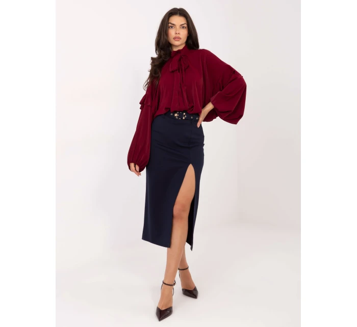 Spódnica IT SD model 21795590 granatowy - FPrice Spódnica IT SD model 21795590 granatowy - FPrice