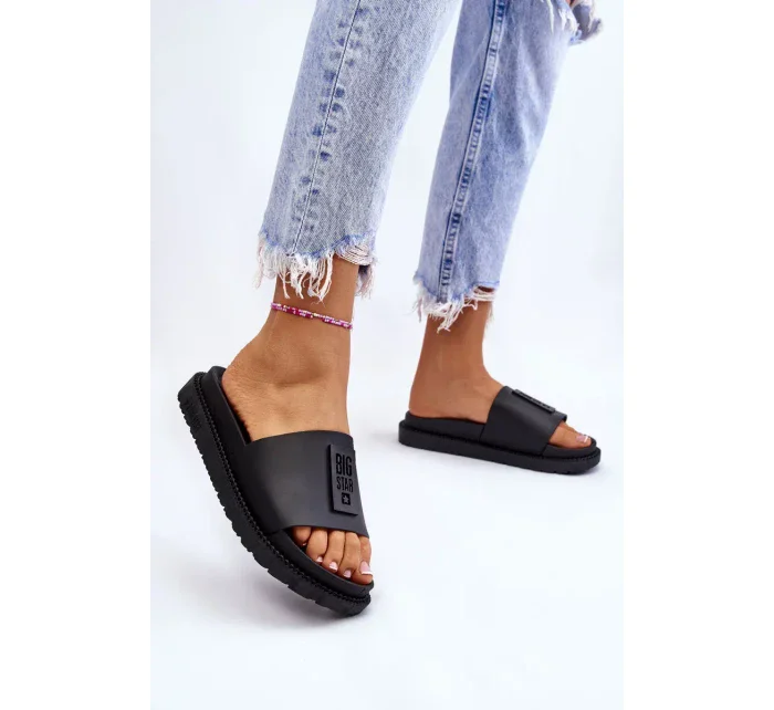 Dámské pantofle Big Star model 19994129 Černé - Big Star Shoes