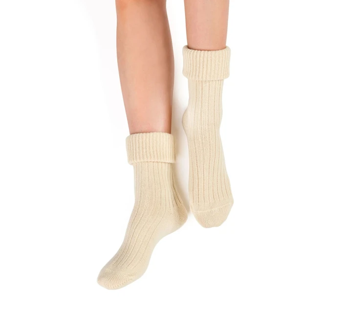 Dámske ponožky 067 cream - Steven Dámske ponožky 067 cream - Steven