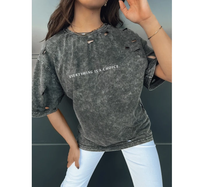 Dámske tričko KHUMBOS graphite FashionStreet RY2631