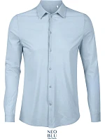 Men Košile s dlouhým rukávem soft blue model 22499702 - NEOBLU Men Košile s dlouhým rukávem soft blue model 22499702 - NEOBLU