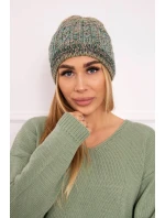 Fleecová čiapka Melisa K241 tyrkysová+zelená Fleecová čiapka Melisa K241 tyrkysová+zelená