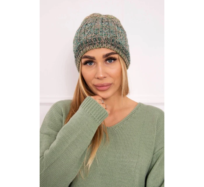 Fleecová čiapka Melisa K241 tyrkysová+zelená Fleecová čiapka Melisa K241 tyrkysová+zelená