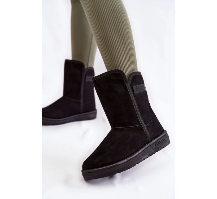 Damskie Wysokie Śniegowce Big Star KK274618 Czarne Damskie Wysokie Śniegowce Big Star KK274618 Czarne