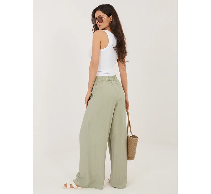 Nohavice D60103M62449E2 pistáciové Nohavice D60103M62449E2 pistáciové