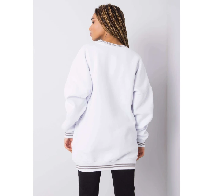 Mikina DS BL 1123.18 bielych