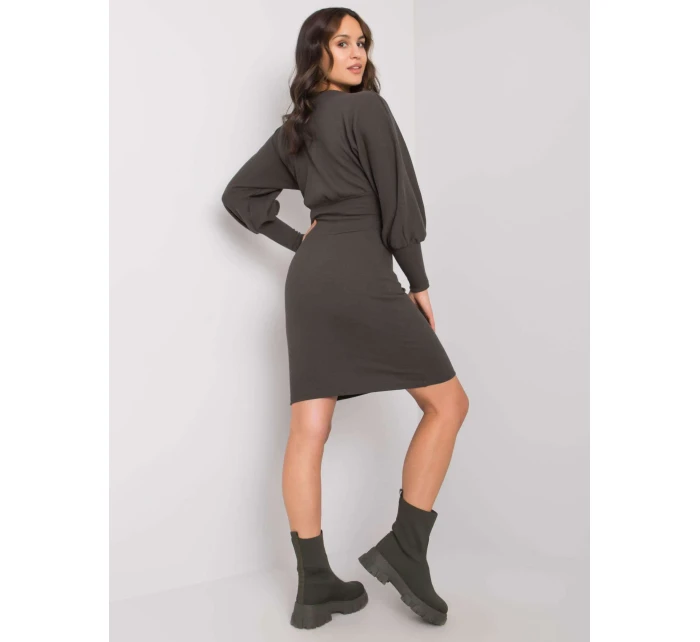 Šaty RV SK 6079.65 tmavá khaki