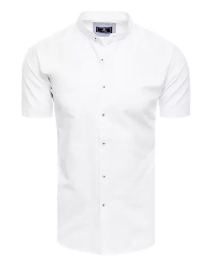 Biele pánske tričko s krátkym rukávom Dstreet KX0998