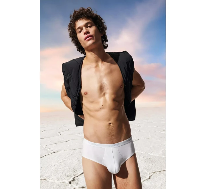 sloggi men Basic Midi 2P - WHITE - SLOGGI WHITE - SLOGGI