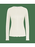 Univerzálny top s rebrovým vzorom LSL – Silk White – TRIUMPH Silk White – TRIUMPH