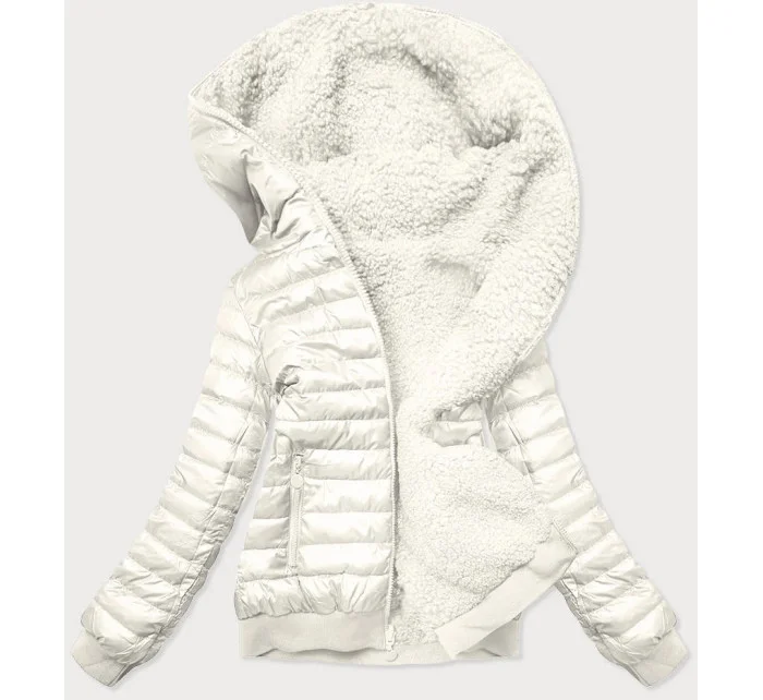 Oboustranná bílá dámská bunda model 15819808 - Z-DESIGN Oboustranná bílá dámská bunda model 15819808 - Z-DESIGN