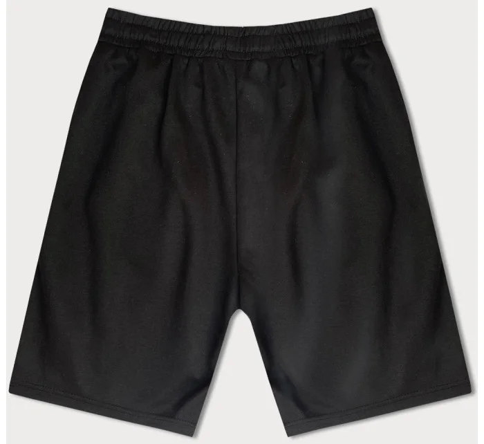 Černé pánské kraťasy model 18612048 - J.STYLE Černé pánské kraťasy model 18612048 - J.STYLE