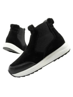 Scholl Beverly Bootie dámske členkové topánky čierne kožené dámske