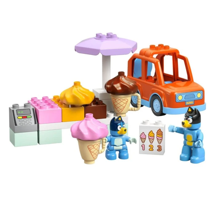 LEGO DUPLO Bluey 10458 Zmrzlinový výlet s Blueom