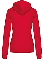 K 465 Dámská mikina s kontrastní kapucí model 22509566 red/white - Kariban K 465 Dámská mikina s kontrastní kapucí model 22509566 red/white - Kariban