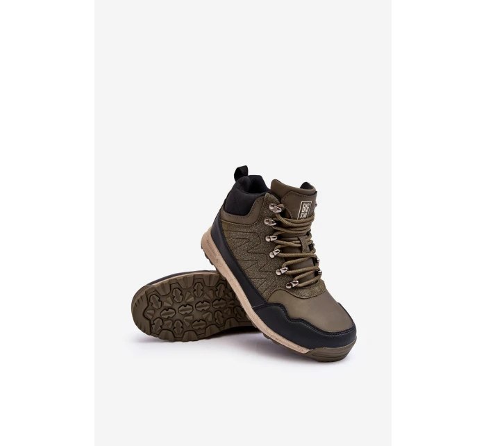 Dámské vysoké trekingové boty Big Star model 21637458 Velbloud - Big Star Shoes