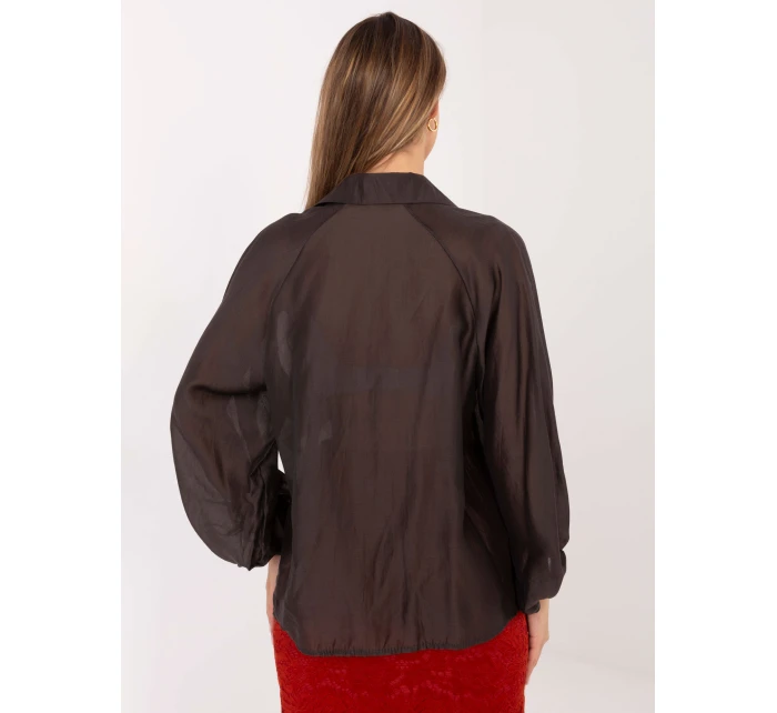 Košeľa IT KS 28979.63 tmavohnedá Košeľa IT KS 28979.63 tmavohnedá