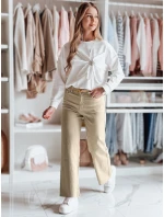 Dámské džínové kalhoty beige Dstreet model 21983438 - FashionStreet