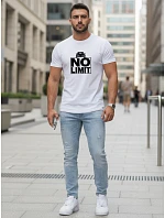 Koszulka męska z nadrukiem No biały model 22182618 - FashionStreet