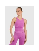 Dámske štíhle rýchloschnúce tričko na jogu a pilates 4F 4FWAW25TFSLF578-54A Dámske štíhle rýchloschnúce tričko na jogu a pilates 4F 4FWAW25TFSLF578-54A