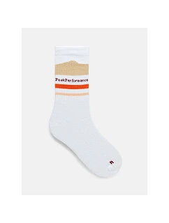 Ponožky PEAK PERFORMANCE Graph Sock, biele