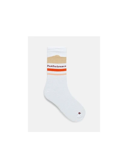 Ponožky PEAK PERFORMANCE Graph Sock, biele