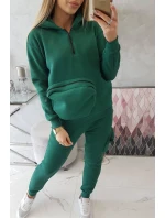 Izolovaná sada s ozdobným vreckom zelená