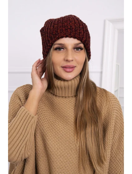 Dámska čiapka Delia K260 bordó Dámska čiapka Delia K260 bordó