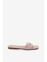 Ploché Dámské Pantofle S Páskem A Béžové model 21689551 - Boto