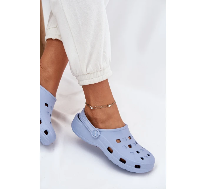 Klapki Damskie Piankowe LEMIGO 806 Niebieskie