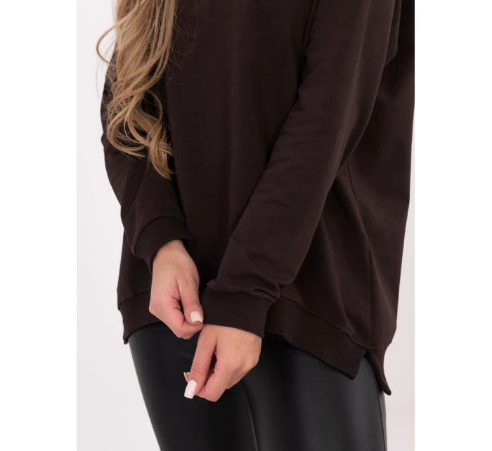 Mikina RV BL 5850.11X tmavohnedá Mikina RV BL 5850.11X tmavohnedá