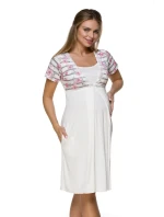 Dámska nočná košieľka s kapsičkami 3121 MK Dámska nočná košieľka s kapsičkami 3121 MK