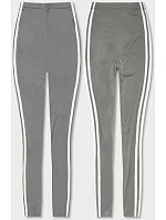 Šedé bavlněné legíny model 18556700 - J.STYLE Šedé bavlněné legíny model 18556700 - J.STYLE