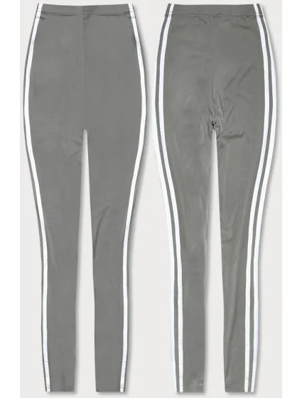 Šedé bavlnené legíny (YW01049-3)