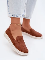 Dámske priedušné poltopánky Slip-On Camel Salty
