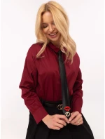 Košeľa DHJ KS 9213 1.77P bordová Košeľa DHJ KS 9213 1.77P bordová