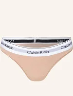 Dámske tangá QF7050E 7NS Beige - Calvin Klein