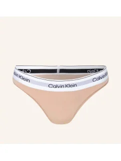 Dámske tangá QF7050E 7NS Beige - Calvin Klein