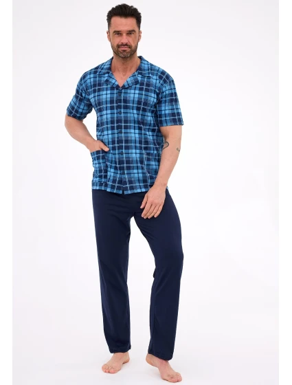 Cornette 318/58 cr/r S-2XL pánske pyžamo bez zipsu Cornette 318/58 cr/r S-2XL pánske pyžamo bez zipsu