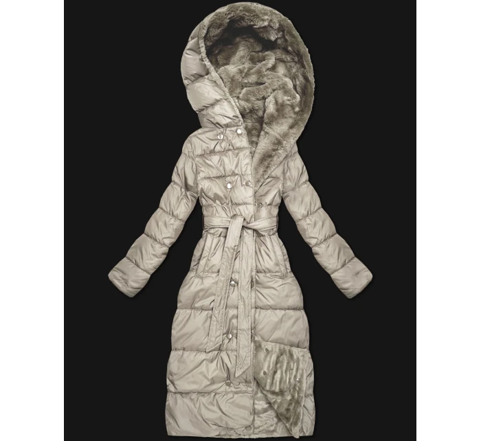 Zimowa kurtka  beżowa model 21761277 - MINORITY