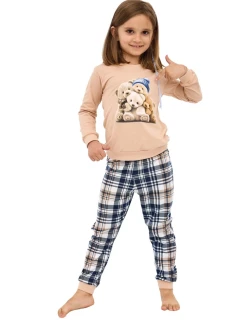 Dievčenské pyžamo 594/187 Medvedíky - CORNETTE