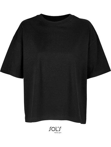 SOL'S Boxy Women Dámske tričko v oversize štýle 25.3807 deep black SOL'S Boxy Women Dámske tričko v oversize štýle 25.3807 deep black