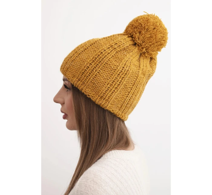 Čiapka s fleecom Idalia K284 horčicová Čiapka s fleecom Idalia K284 horčicová