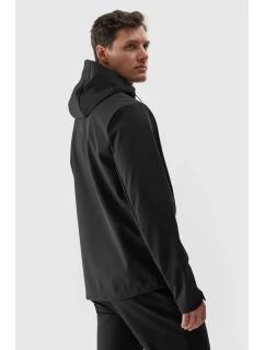 Kurtka Męska Softshell Z Kapturem 4F 4FWAW24TSOFM283-20S Czarna